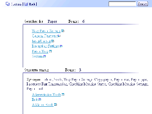Affichage des r&eacute;sultats de la recherche