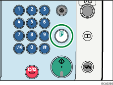 Illustration de la touche Copie d'&eacute;preuve