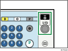 Illustration de l'interrupteur de mise en fonctionnement