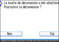 Illustration de l'&eacute;cran du panneau de commande.