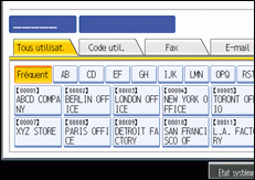 Illustration de l'&eacute;cran LCD