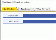 Illustration de l'&eacute;cran du panneau de commande