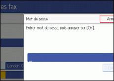 Illustration de l'&eacute;cran du panneau de commande