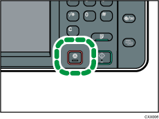 Illustration de la touche Stop