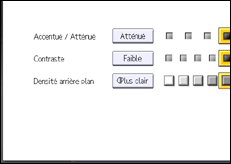 Illustration de l'écran du panneau de commande