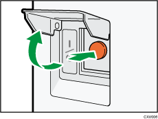 Illustration de l'interrupteur d'alimentation principale.