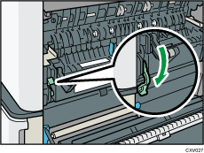 Illustration du levier d'enveloppe