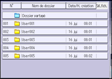 Illustration de l'écran du panneau de commande