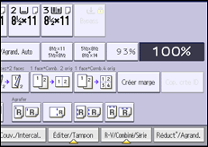 Illustration de l'écran du panneau de commande