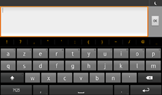 Illustration de l'écran du panneau de commande