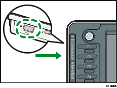 Illustration du logement pour supports