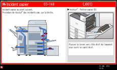Illustration de l'écran du panneau de commande