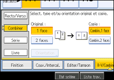 Illustration de l'&eacute;cran du panneau de commande.