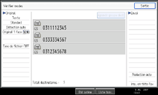 Illustration de l'&eacute;cran du panneau de commande