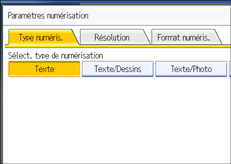 Illustration de l'&eacute;cran du panneau de commande