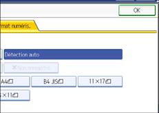 Illustration de l'&eacute;cran du panneau de commande