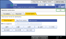 Illustration de l'&eacute;cran du panneau de commande