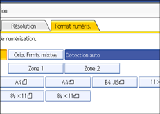 Illustration de l'&eacute;cran du panneau de commande