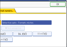 Illustration de l'&eacute;cran du panneau de commande