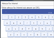 Illustration de l'&eacute;cran du panneau de commande