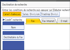 Illustration de l'&eacute;cran du panneau de commande