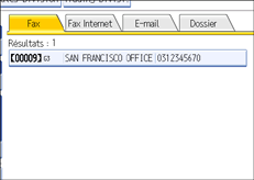 Illustration de l'&eacute;cran du panneau de commande
