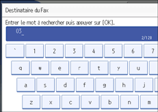 Illustration de l'&eacute;cran du panneau de commande