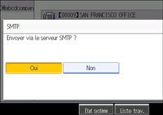 Illustration de l'&eacute;cran du panneau de commande