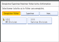 Illustration de l'&eacute;cran du panneau de commande
