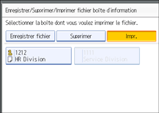Illustration de l'&eacute;cran du panneau de commande
