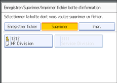 Illustration de l'&eacute;cran du panneau de commande