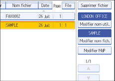 Illustration de l'&eacute;cran du panneau de commande