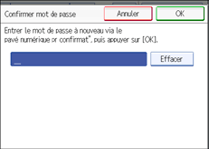 Illustration de l'&eacute;cran du panneau de commande