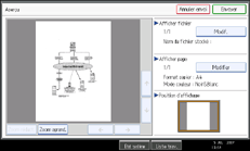 Illustration de l'&eacute;cran du panneau de commande