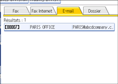 Illustration de l'&eacute;cran du panneau de commande