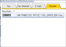 Illustration de l'&eacute;cran du panneau de commande