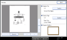Illustration de l'&eacute;cran du panneau de commande
