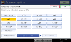 Illustration du panneau de commande