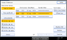 Illustration du panneau de commande
