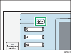 Illustration de la touche Compteur/Outils utilisateur