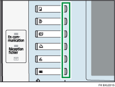 Illustration de la touche de fonction