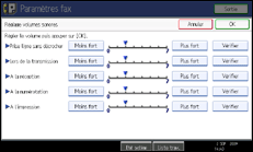 Illustration de l'&eacute;cran du panneau de commande