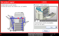 Illustration de l'&eacute;cran du panneau de commande