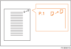 Illustration d'une Marque de transfert