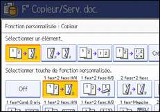 Illustration de l'&eacute;cran du panneau de commande