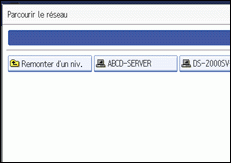 Illustration de l'&eacute;cran du panneau de commande