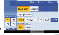 Illustration num&eacute;rot&eacute;e du panneau de commande