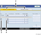 Illustration num&eacute;rot&eacute;e du panneau de commande