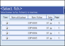 Illustration de l'&eacute;cran du panneau de commande