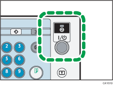 Illustration de la touche marche/arr&ecirc;t
